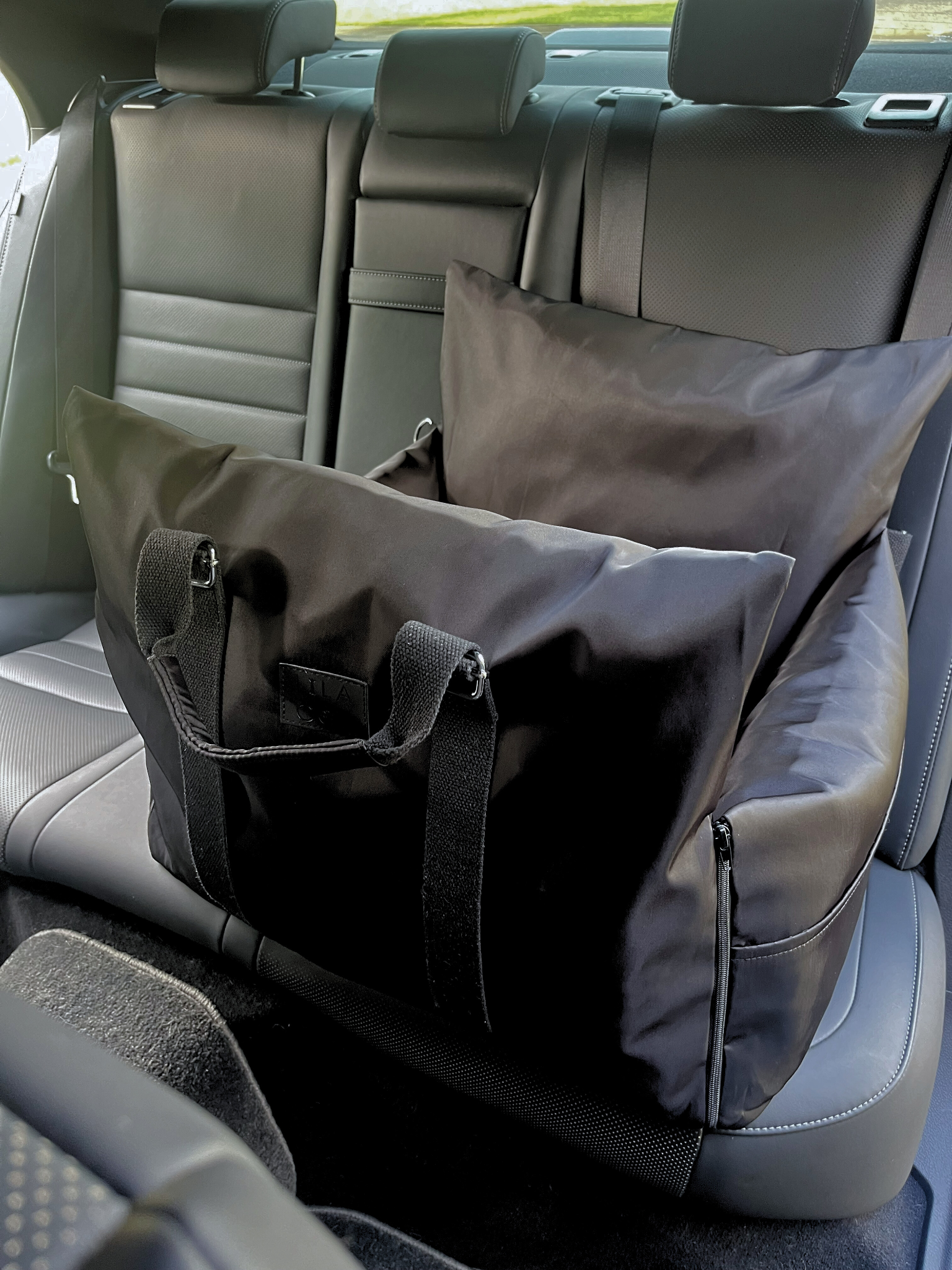 Black Lila Co Pet Car Front View