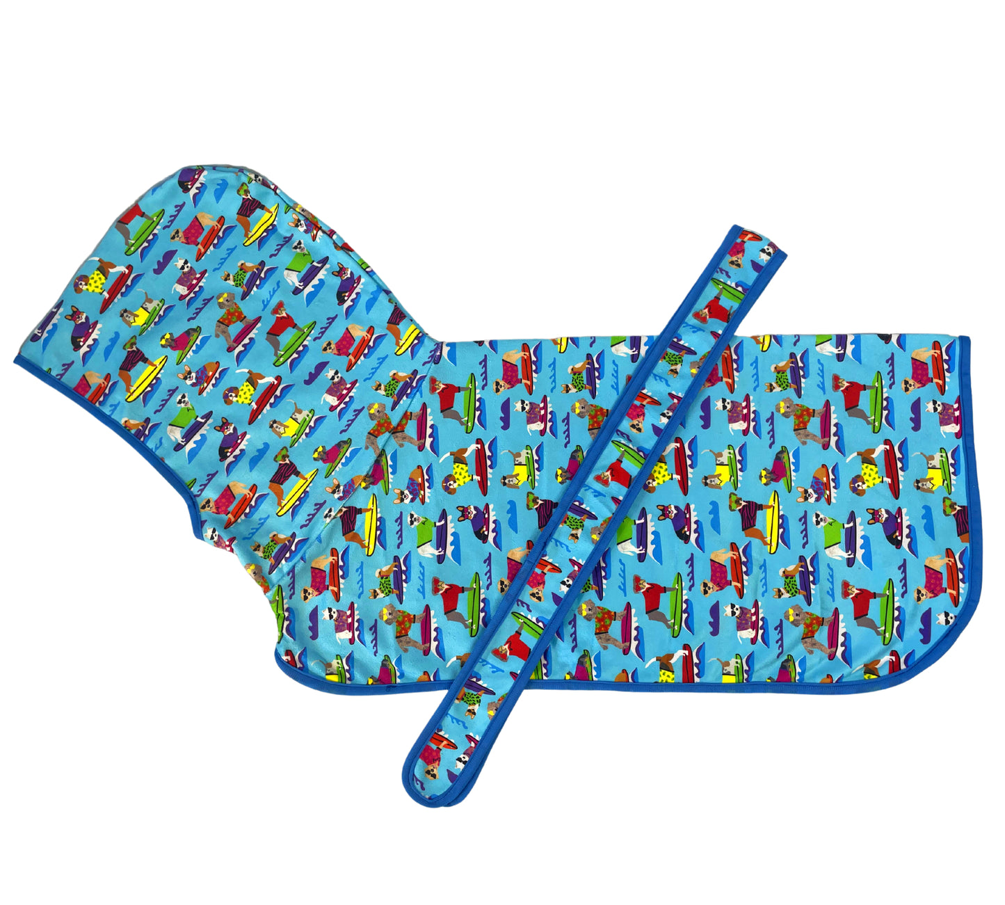 Blue Surf Dogs Blue Dog Robe Microfibre Robe Microfibre Dog Robe Dog Bathrobe Summer  Australia Pet Supplies Australia Dog Accessories Pet Accessories