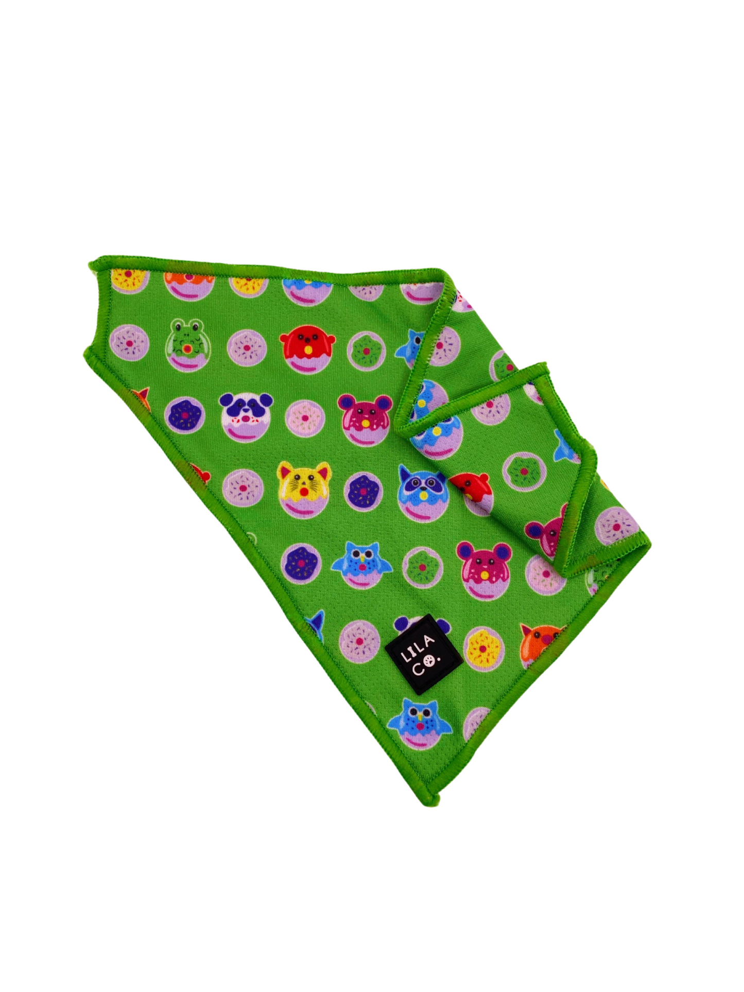 Green Donut Animals Dog Collar Bandana Dog Bandana Cat Bandana  Australia Pet Supplies Australia Dog Accessories Pet Accessories