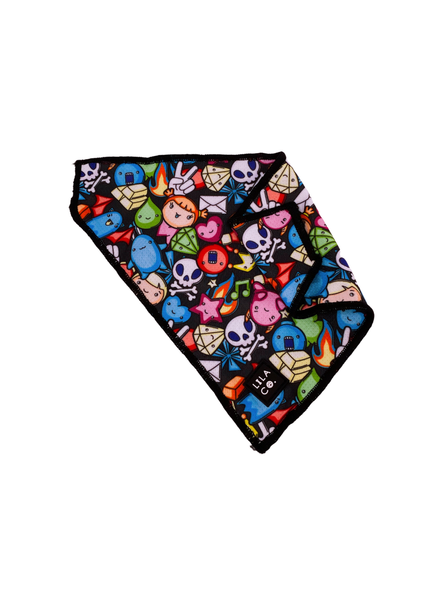 Black Gamer Characters Dog Collar Bandana Dog Bandana Cat Bandana  Australia Pet Supplies Australia Dog Accessories Pet Accessories