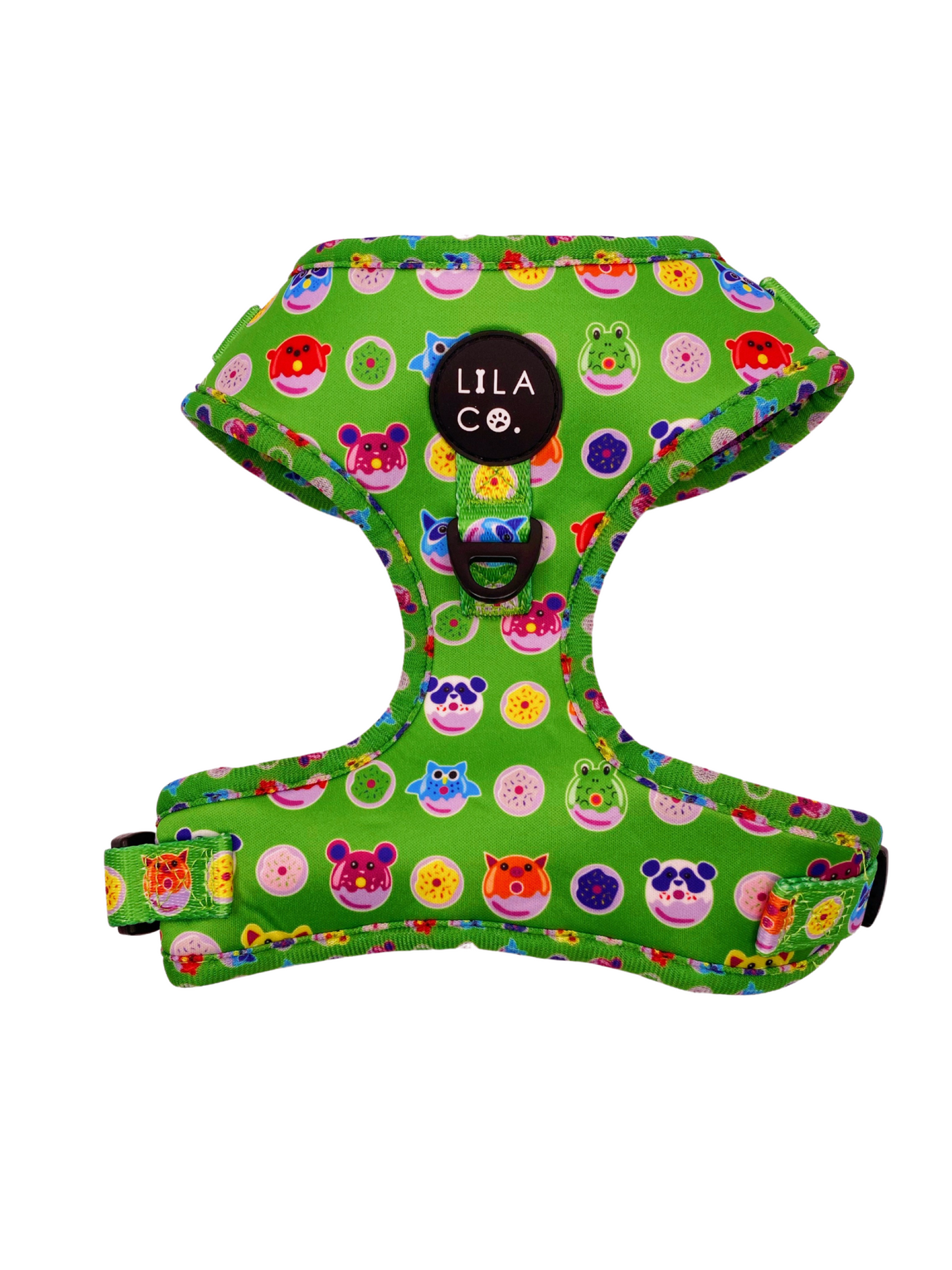 Green Donut Animals Dog Harness Adjustable Dog Harness  Australia Pet Supplies Australia Dog Accessories Pet Accessories