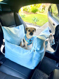 Premium Baby Blue Pet Car Seat
