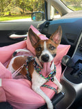 Premium Baby Pink Pet Car Seat