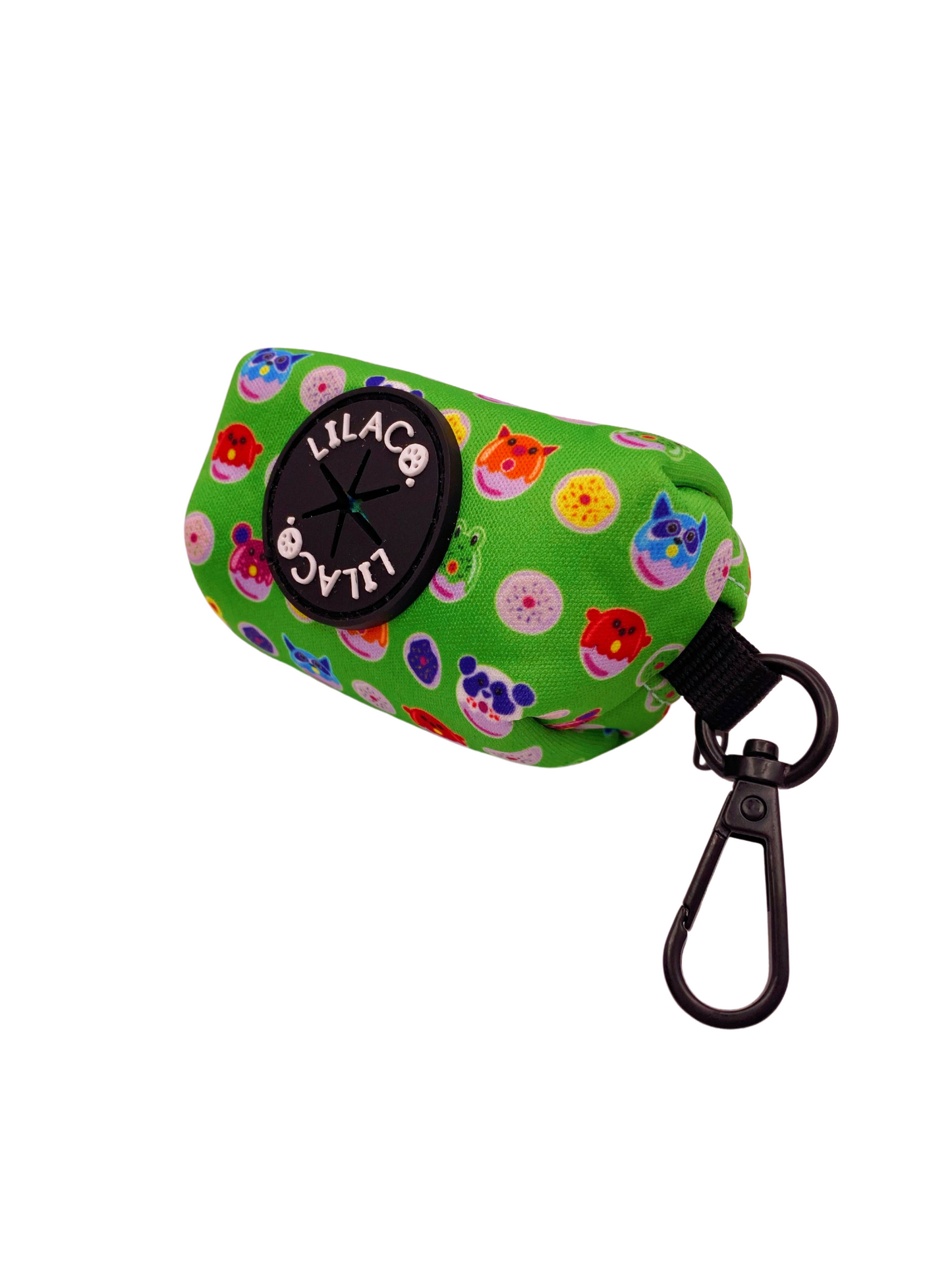 Green Donut Animals Dog Poop Bag Holder Australia Pet Supplies Dog Accessories Australia