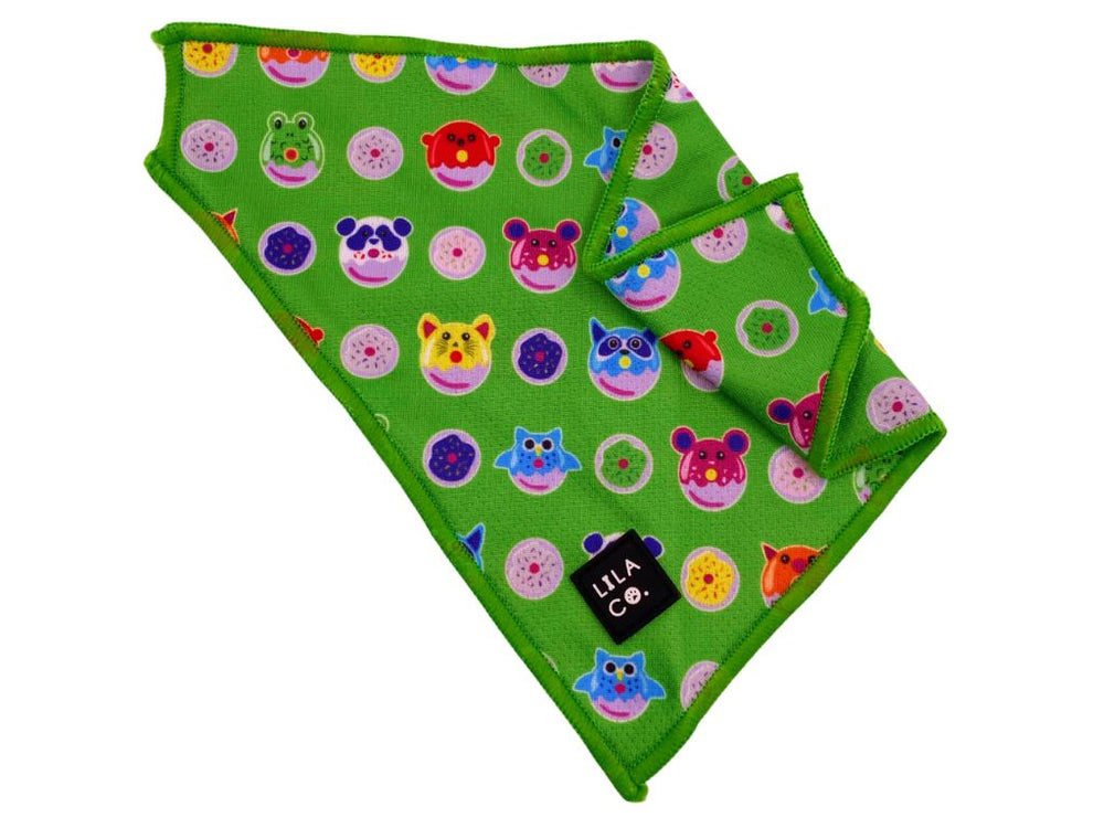 Donut Animals Green Dog Bandana Australia Pet Supplies Australia Dog Accessories Lila Co