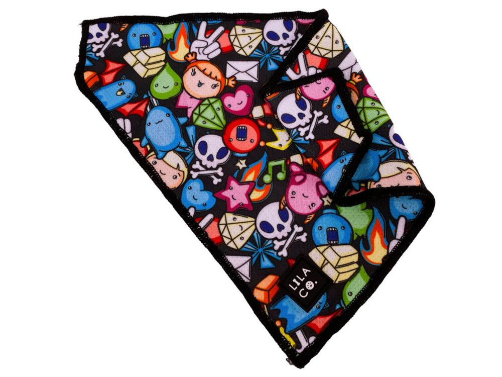 Gamer Characters Black Dog Bandana Australia Pet Supplies Australia Dog Accessories Lila Co