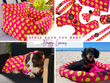 Pink Happy Lemons Ultimate Spoil Your Fur Baby Bundle - Dog Robe, Car Seat, Cooling Pet Bed, Complete Harness Set