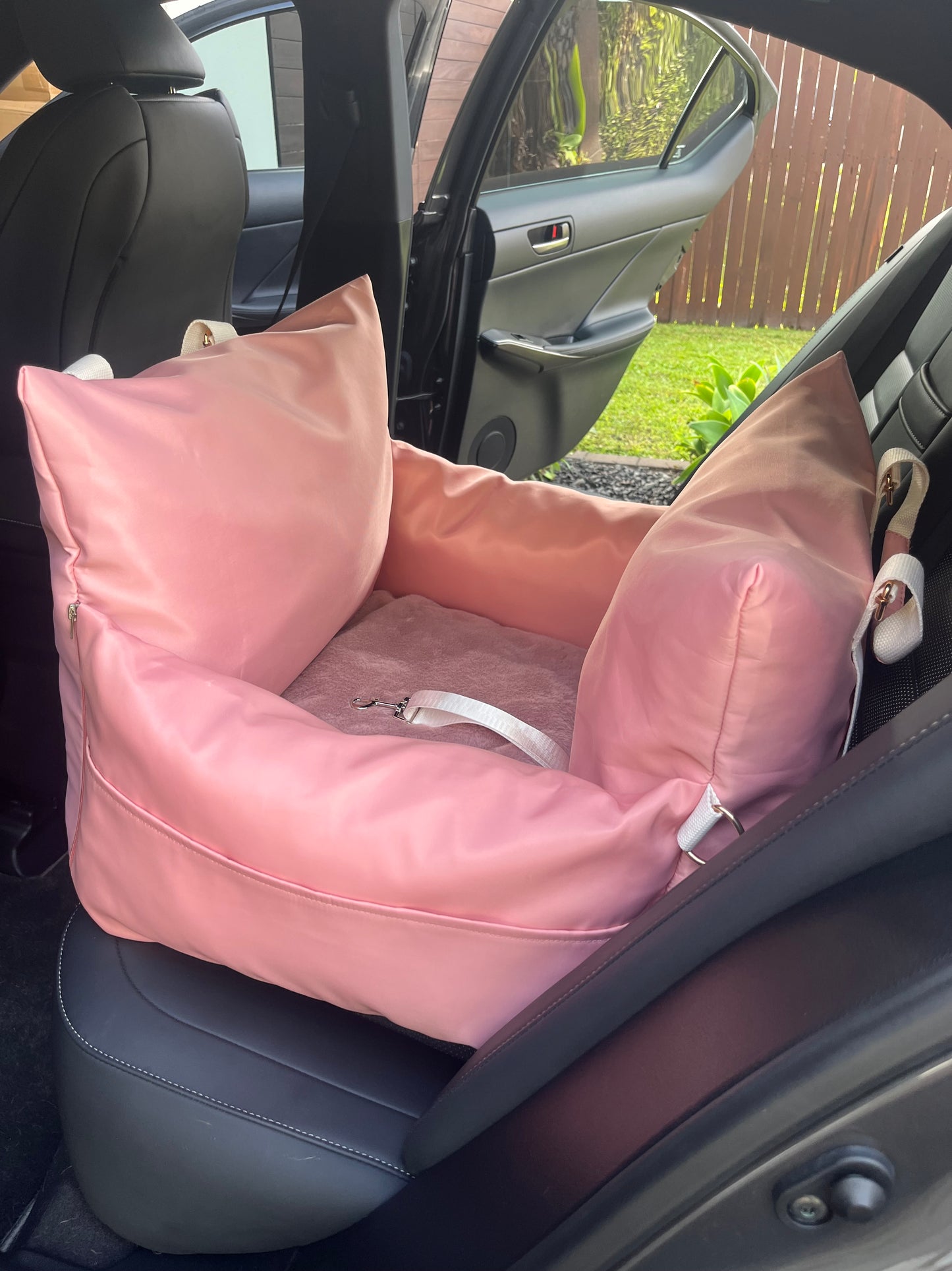 
                  
                    Premium Baby Pink Pet Car Seat
                  
                