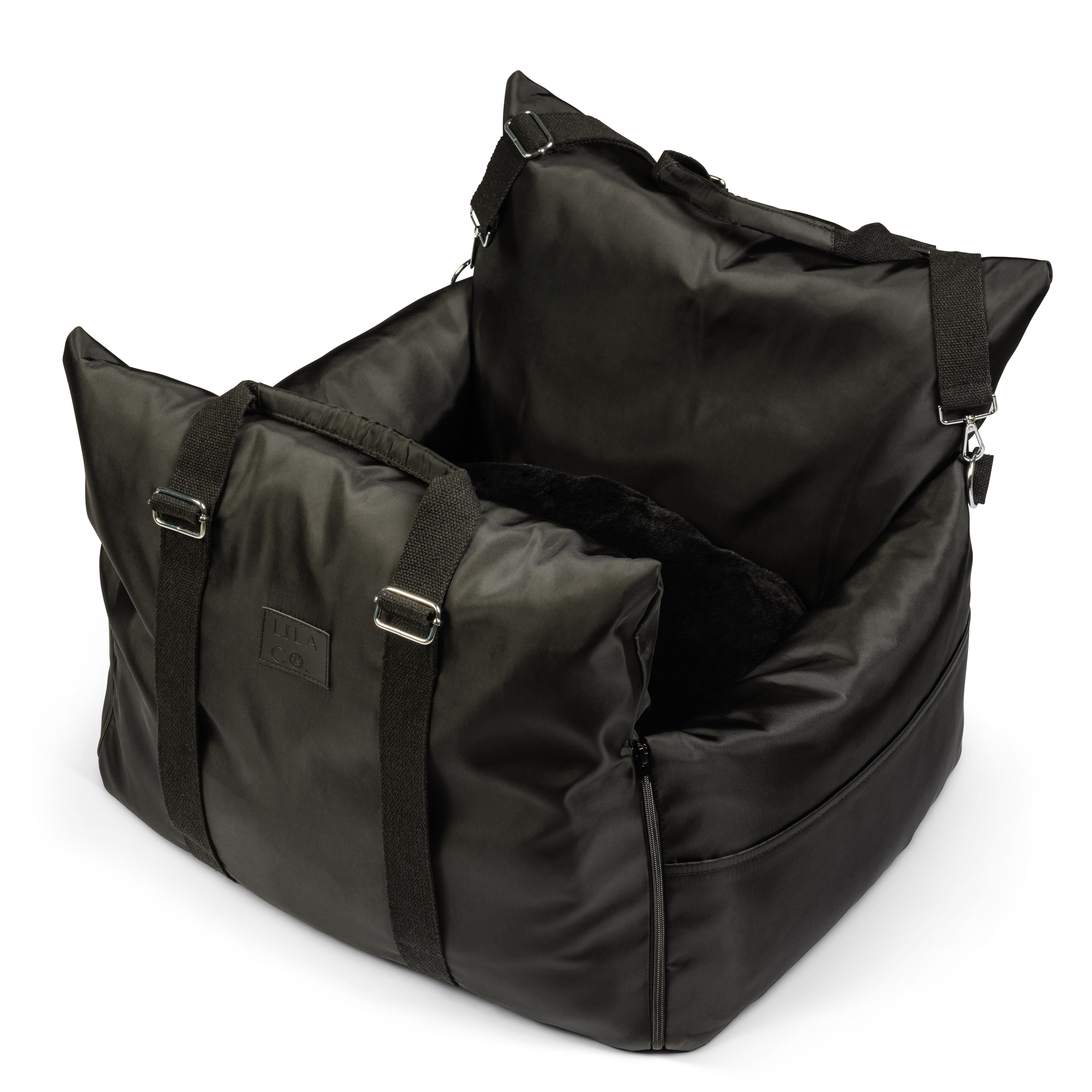 Premium Black Pet Car Seat