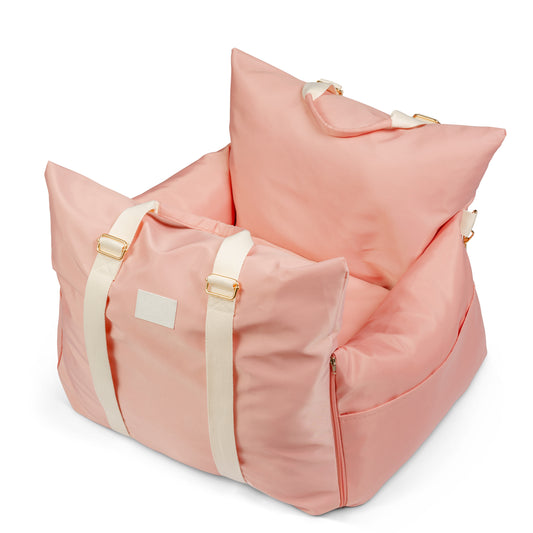 Premium Baby Pink Pet Car Seat