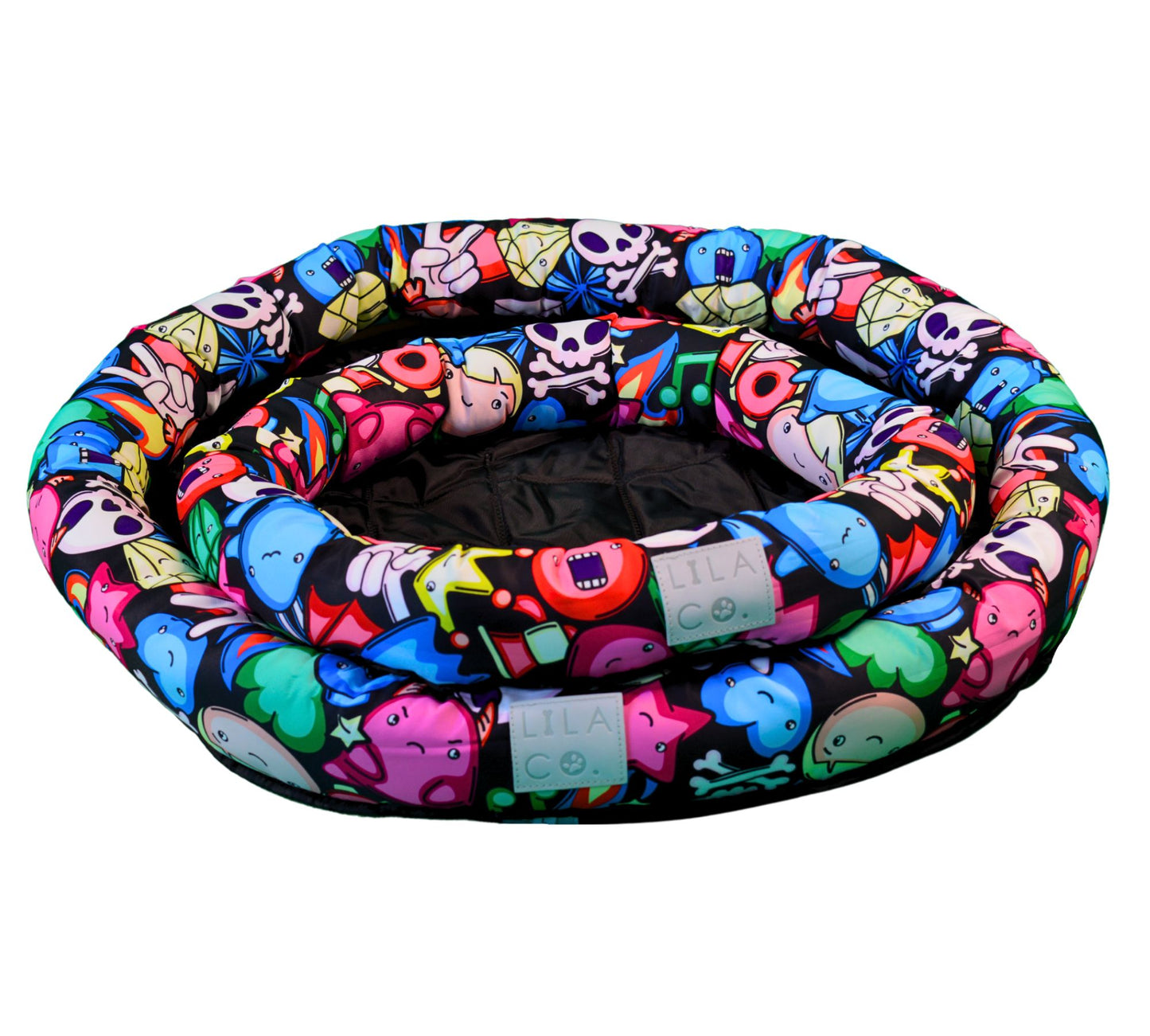 Black Gamer Characters Cooling Pet Bed Outdoor Dog Bed Outdoor Pet Bed Cooling Dog Bed  Australia Pet Supplies Australia Dog Accessories Pet Accessories 