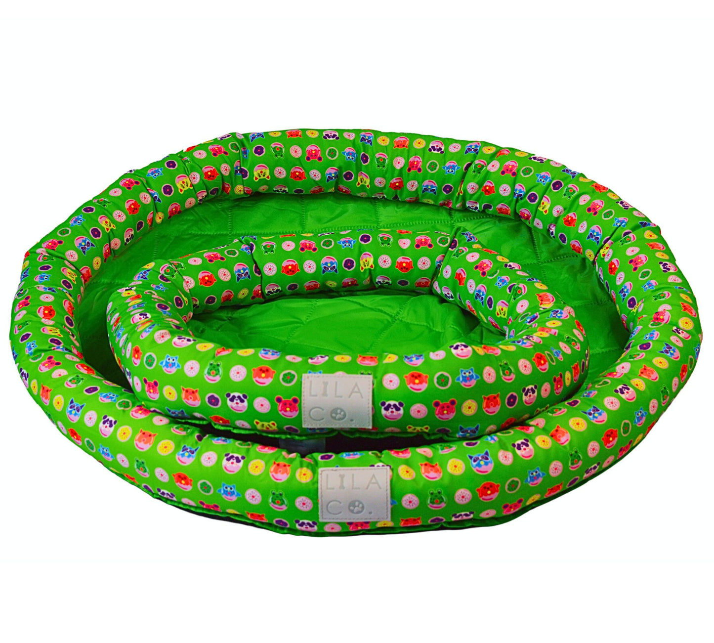 Green Donut Animals Cooling Pet Bed Cooling Dog Bed Outdoor Dog Bed Outdoor Pet Bed  Australia Pet Supplies Australia Dog Accessories Pet Accessories 