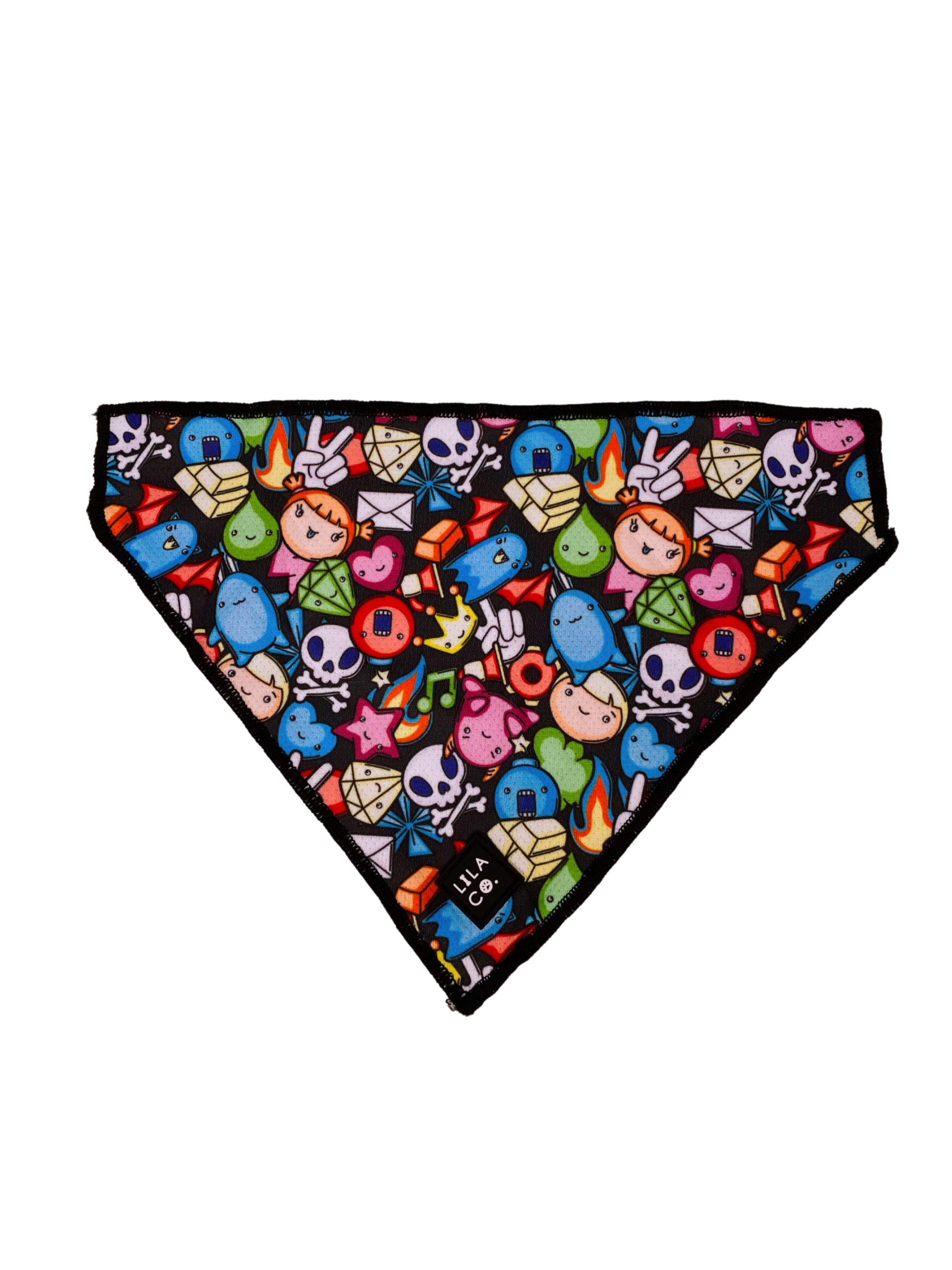 Black Gamer Characters Dog Collar Bandana Dog Bandana Cat Bandana  Australia Pet Supplies Australia Dog Accessories Pet Accessories 