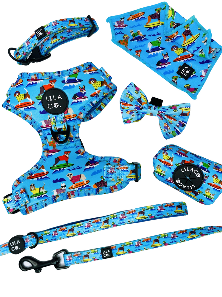 
                  
                    Blue Surf Dogs Complete Dog Harness Set Dog Harness Adjustable Dog Harness Dog Bow Tie Dog Leash Dog Collar Dog Bandana Poop Bag Holder  Australia Pet Supplies Australia Dog Accessories Pet Accessories 
                  
                