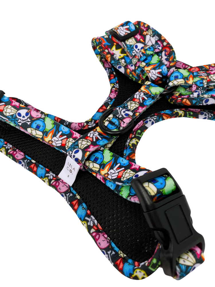 
                  
                    Black Gamer Characters Dog Harness Adjustable Dog Harness  Australia Pet Supplies Australia Dog Accessories Pet Accessories 
                  
                