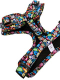 Black Gamer Characters Adjustable Dog Harness  Australia Pet Supplies Australia Dog Accessories Pet Accessories 